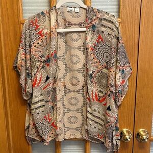 Cato Multicolor Patterned Wrap